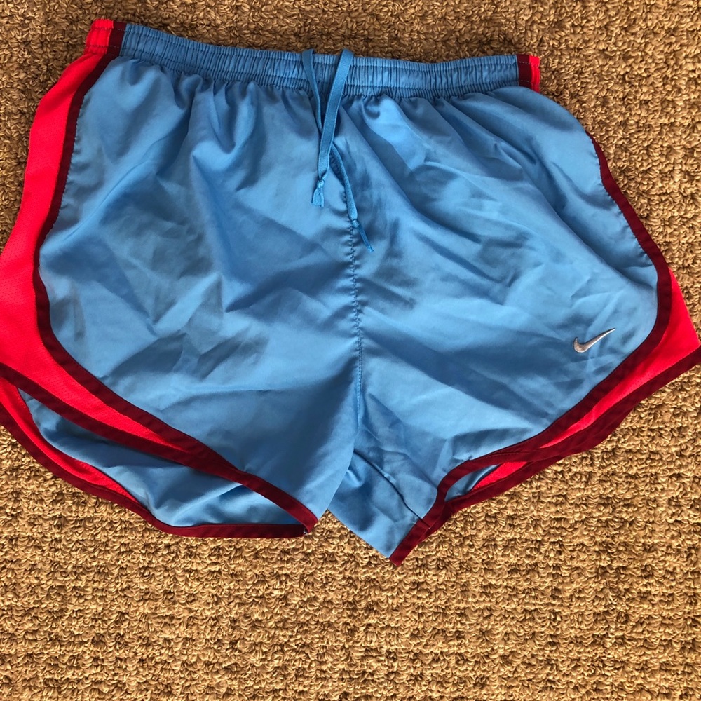 Nike running shorts and nike sports bra